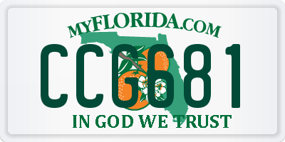 FL license plate CCG681