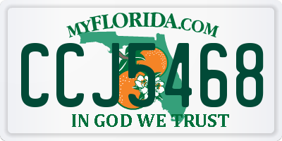 FL license plate CCJ5468