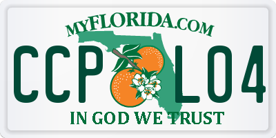 FL license plate CCPL04