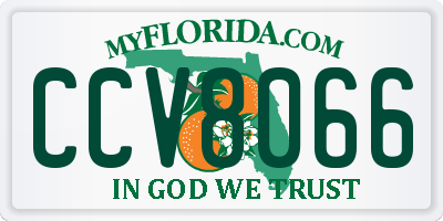 FL license plate CCV8066