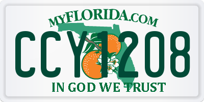 FL license plate CCY1208