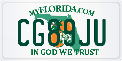 FL license plate CG89JU