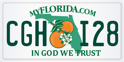 FL license plate CGHI28