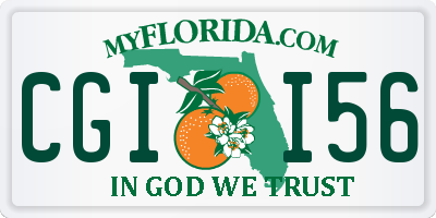 FL license plate CGII56