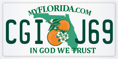 FL license plate CGIJ69