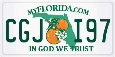 FL license plate CGJI97