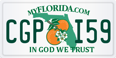 FL license plate CGPI59