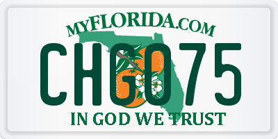 FL license plate CHG075