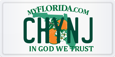 FL license plate CHYNJ