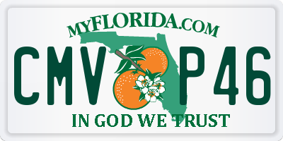 FL license plate CMVP46
