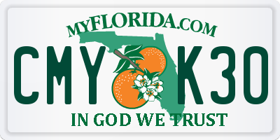 FL license plate CMYK30