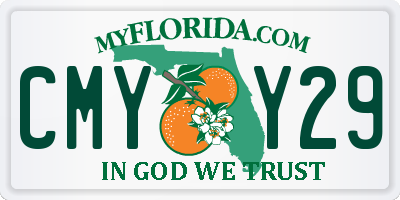 FL license plate CMYY29