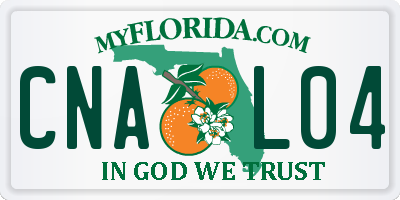 FL license plate CNAL04