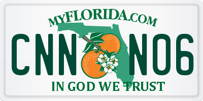 FL license plate CNNN06