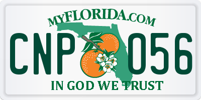 FL license plate CNPO56