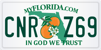 FL license plate CNRZ69
