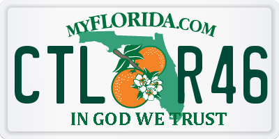 FL license plate CTLR46