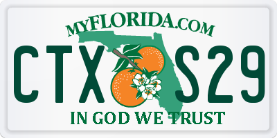 FL license plate CTXS29