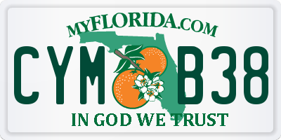 FL license plate CYMB38