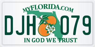 FL license plate DJHO79