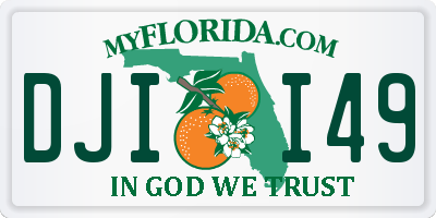 FL license plate DJII49