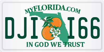 FL license plate DJII66