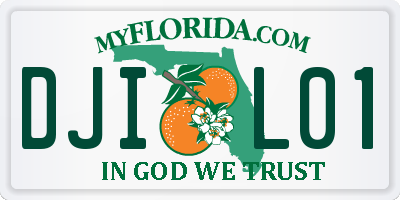 FL license plate DJIL01