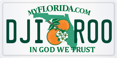 FL license plate DJIR00