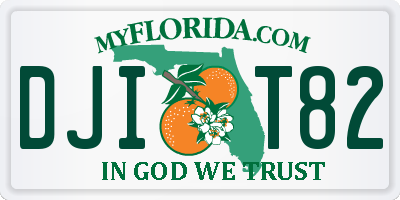 FL license plate DJIT82