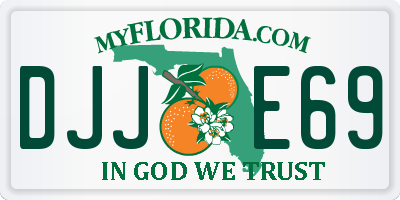 FL license plate DJJE69