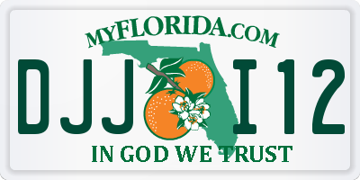 FL license plate DJJI12