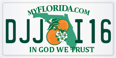 FL license plate DJJI16