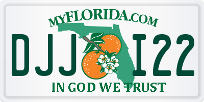 FL license plate DJJI22