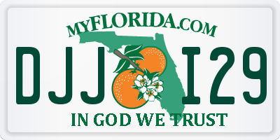 FL license plate DJJI29