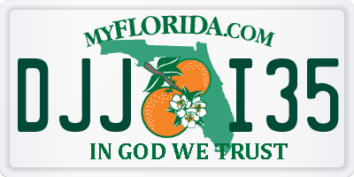 FL license plate DJJI35