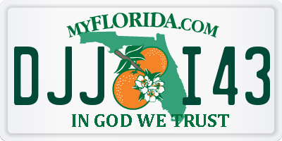 FL license plate DJJI43