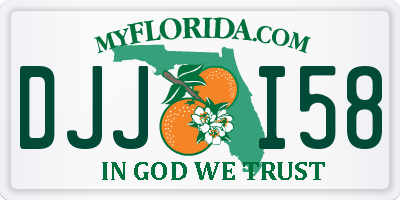FL license plate DJJI58