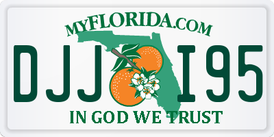 FL license plate DJJI95