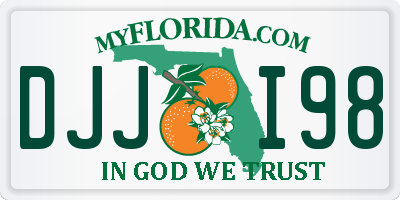 FL license plate DJJI98