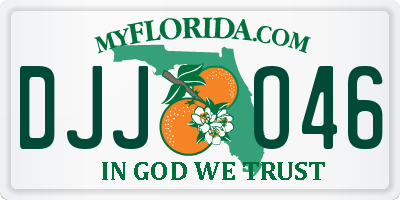 FL license plate DJJO46