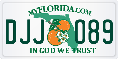 FL license plate DJJO89