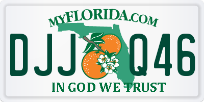 FL license plate DJJQ46