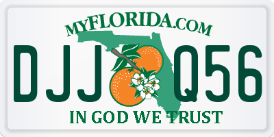 FL license plate DJJQ56