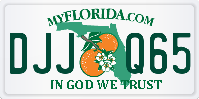 FL license plate DJJQ65