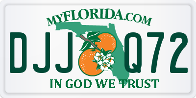FL license plate DJJQ72