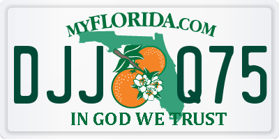 FL license plate DJJQ75
