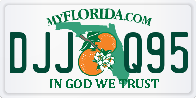 FL license plate DJJQ95