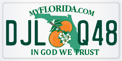 FL license plate DJLQ48