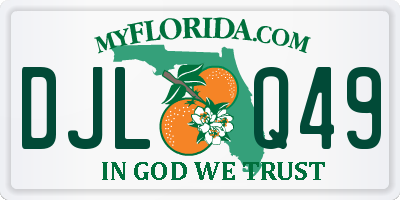 FL license plate DJLQ49