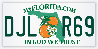 FL license plate DJLR69